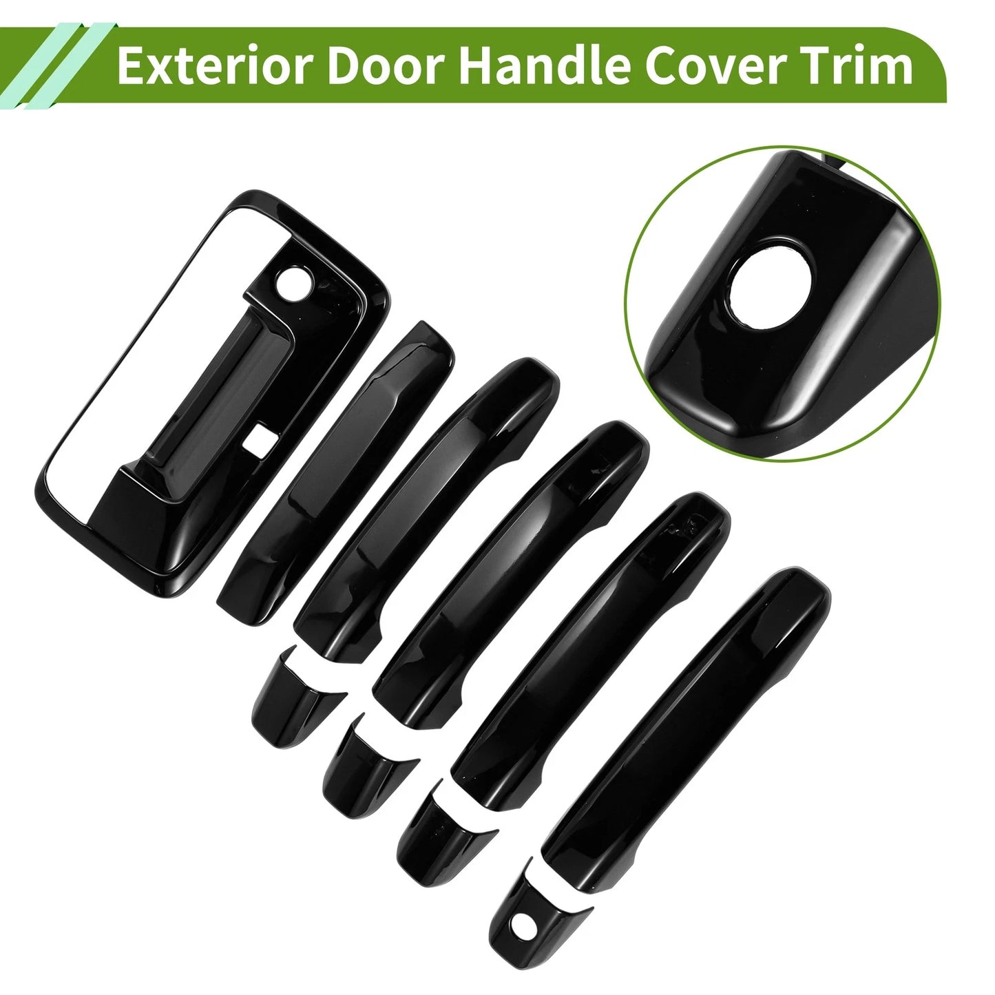 Door Handle Cover Trim for Chevrolet Colorado Black