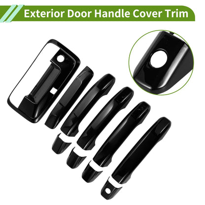 Door Handle Cover Trim for Chevrolet Colorado Black