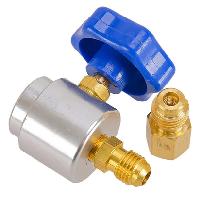 Self-Sealing R134A Can Tap Valve Adapter for A/C Charging System