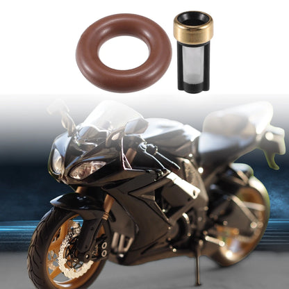 Fuel Injector Seal O Ring for Jeep Wrangler (2007-2010) - 6 x NBR Rubber Brown