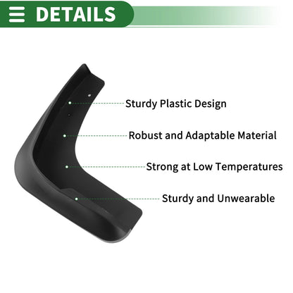 Mud Flaps Splash Guards 1 Set for Mitsubishi Grandis (2004-2011)