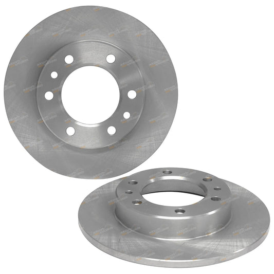 2 x Front Disc Rotors for Toyota Bundera RJ70/LJ70 (1984–1992)