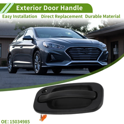 Exterior Door Handle for Chevrolet GMC Models Black Front Left