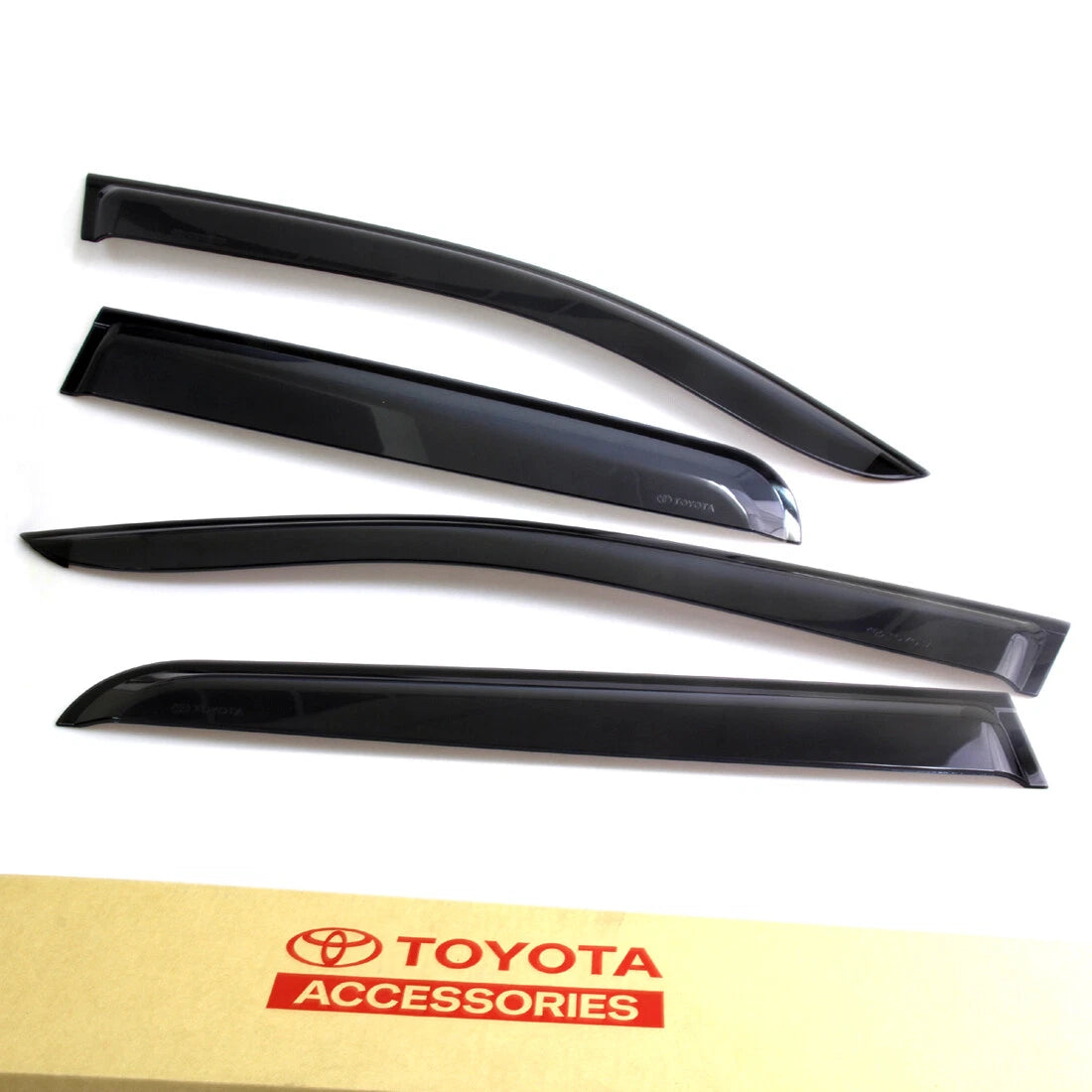 Side Visor Wind Deflector for Toyota Hilux 4-Dr Ute 2004-2015