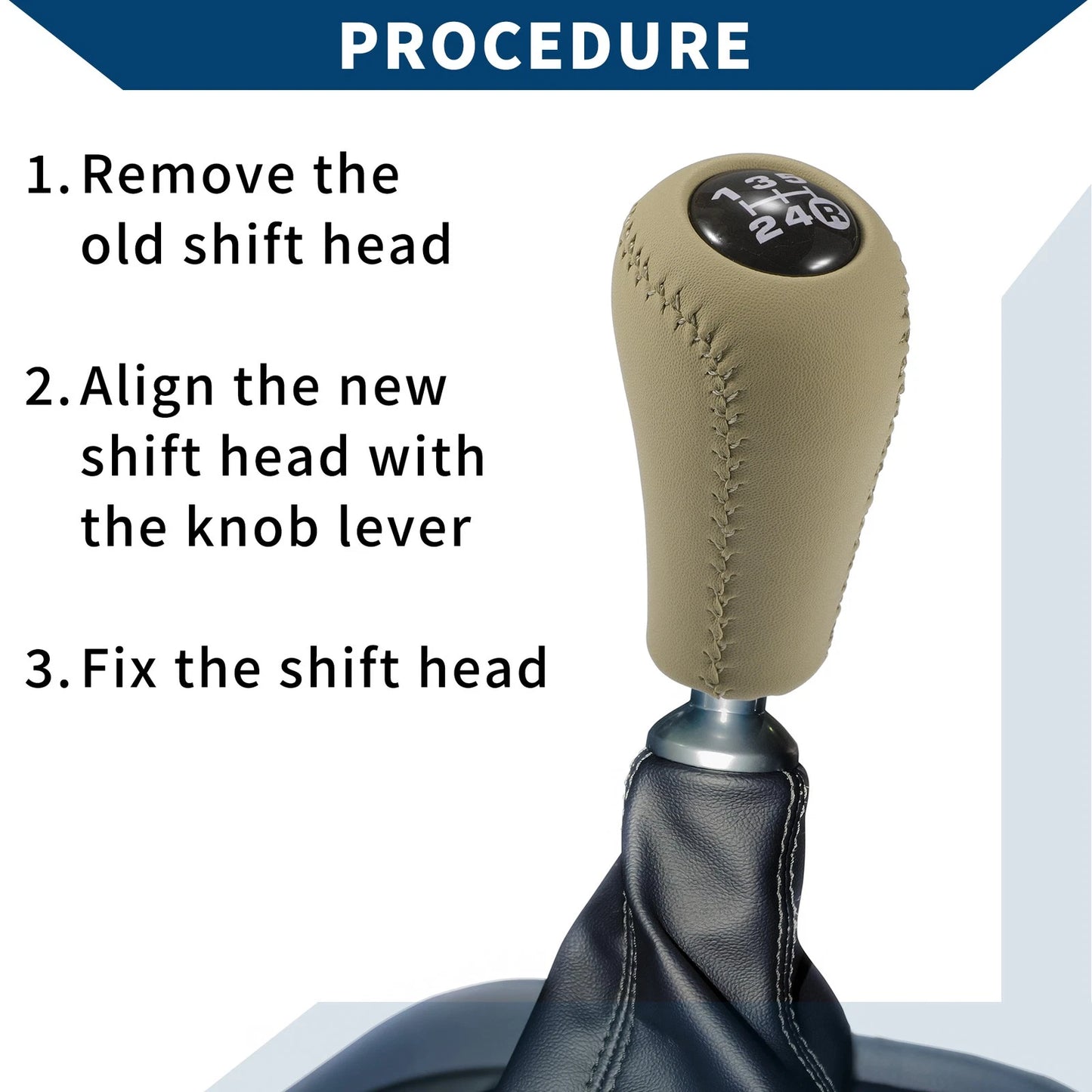 5 Speed Manual Gear Shift Knob for Toyota 4Runner (1993-2001) Beige