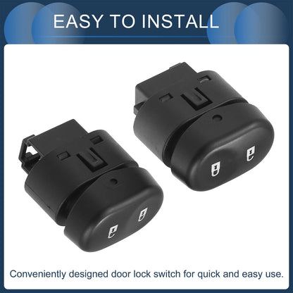Car Door Lock Switch 1 Pair for Chevrolet Malibu 2008