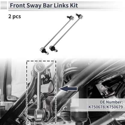 Front Stabilizer Bar Links No Bushing for ACURA MDX (2014 - 2020)