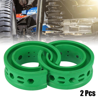 Green Universal D-Type Coil Spring Rubber Buffer for Ford Chevy