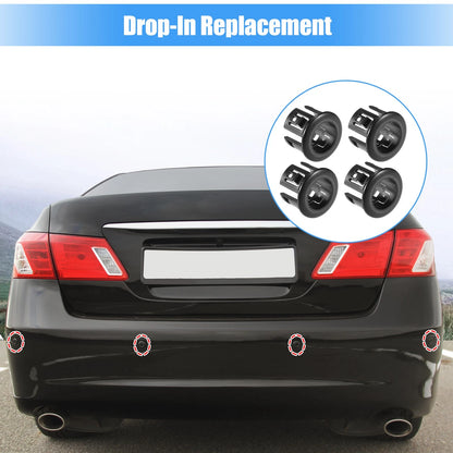 4 Pcs Parking Assist Sensor Bezels for Lexus ES350 (2007-2012)