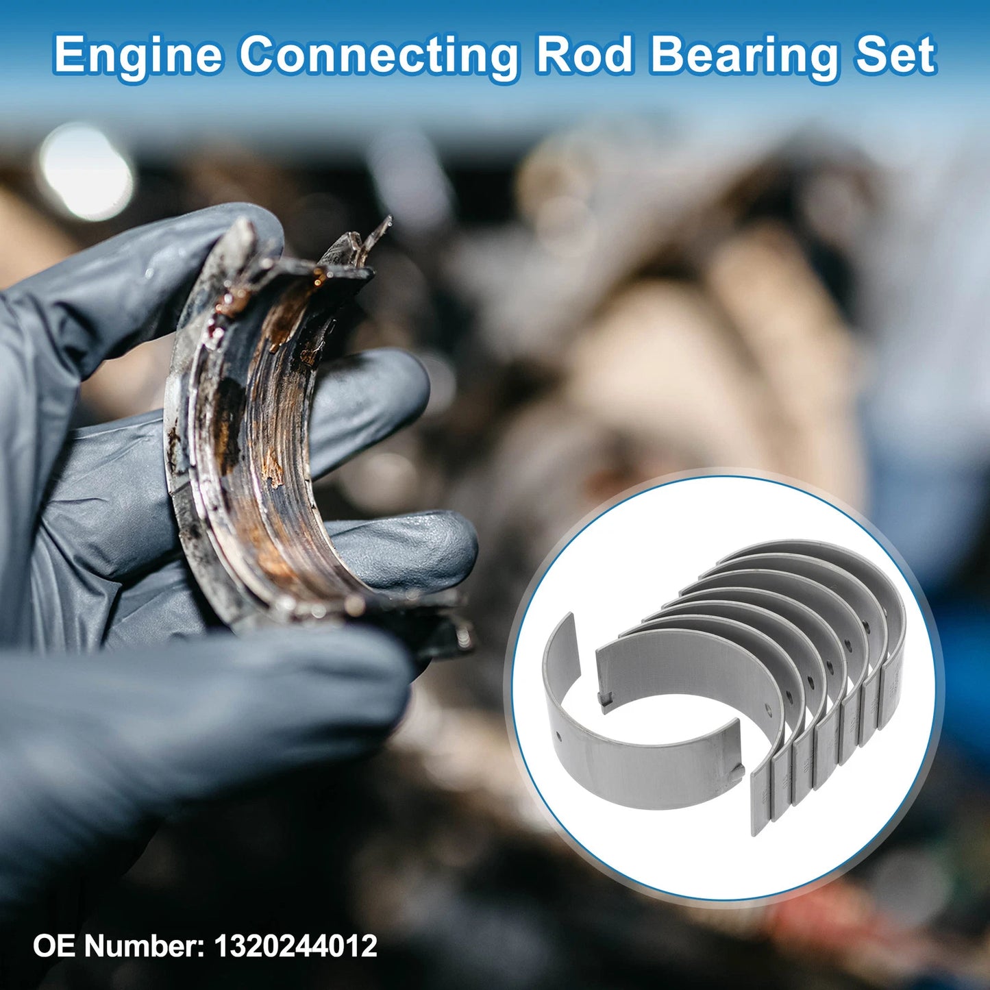 8 x Connecting Rod Bearings for Toyota Dyna