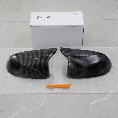 Carbon Fiber OX Style Mirror Cover Caps for BMW X3 X5 X6 (2014-2018) 2 x