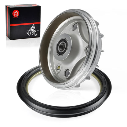 Front Brake Drum Hub & Seal for Honda Rancher 350 TRX350TM (2000–2006)