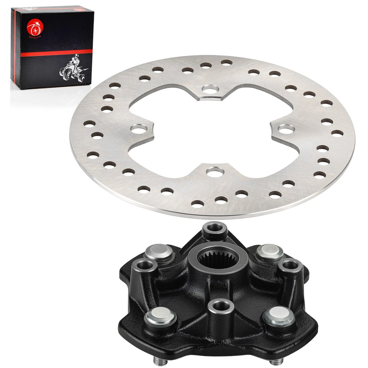 Wheel Hub Brake Disc Front LH/RH for Honda Rancher 420 Foreman 500 (2005–2014)