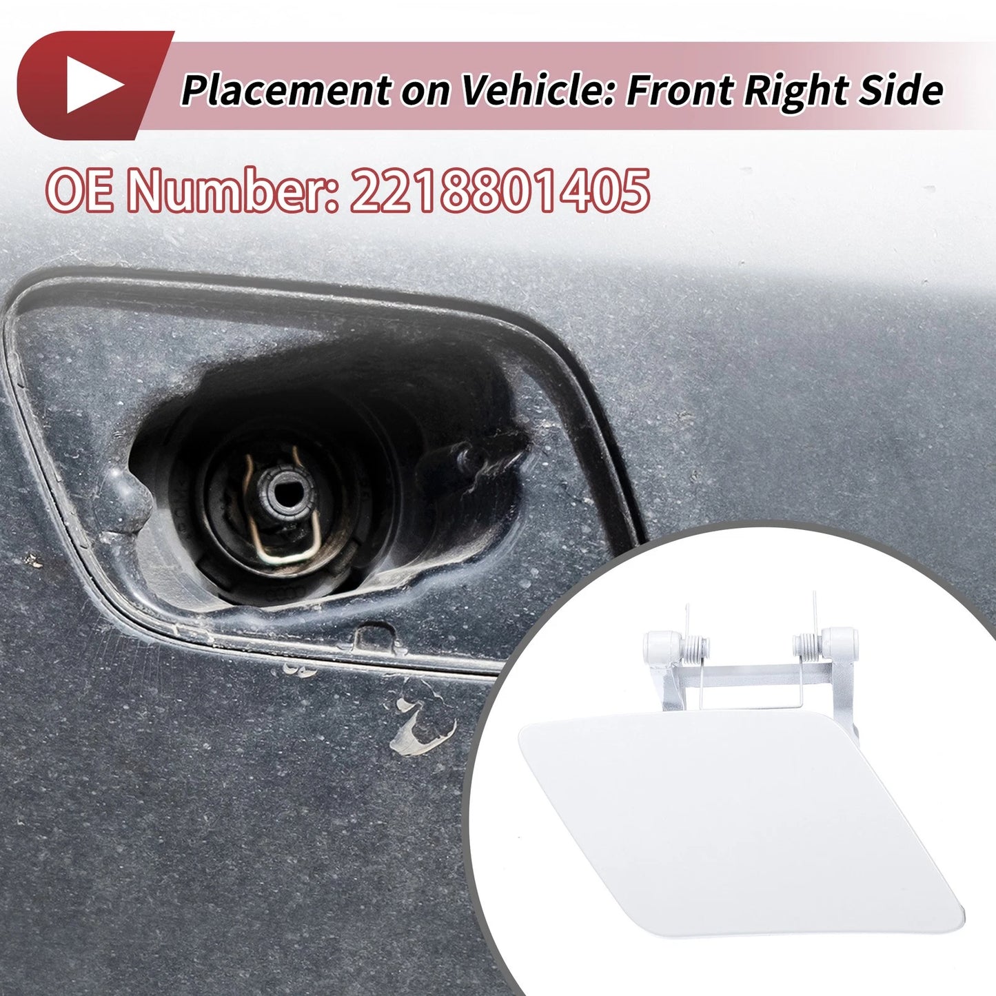 Front Right Washer Nozzle Cover for Mercedes-Benz S350 (2012-2013)