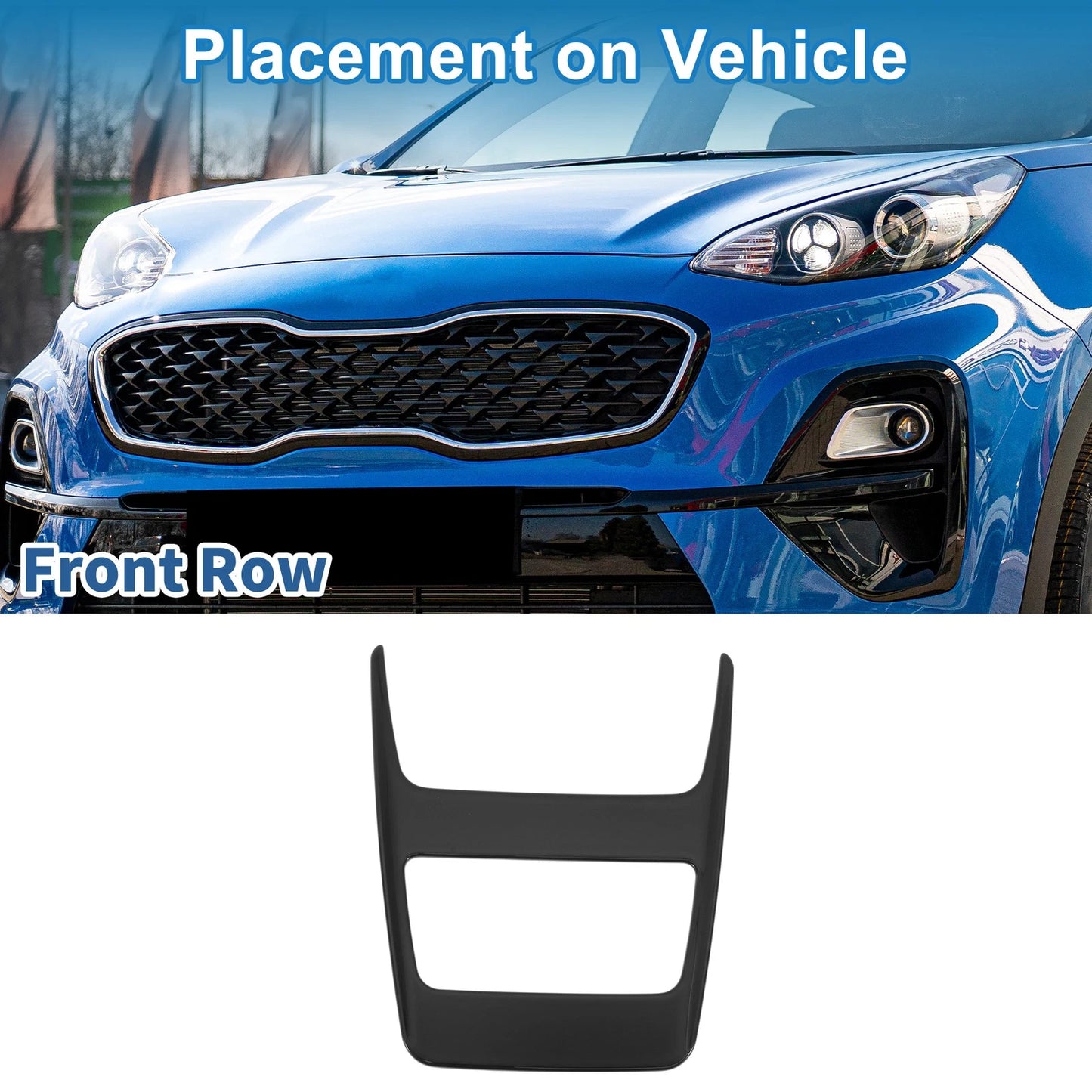 Front Row Light Trim Bezel / 1x / Front Row Light Trim Bezel for Toyota Harrier (2020–2020)