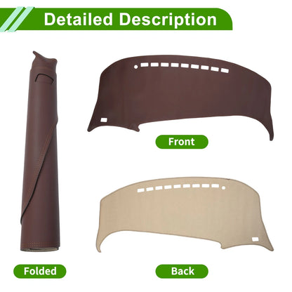 Dashboard Cover Mat for Toyota Previa 2006-2019 - Brown