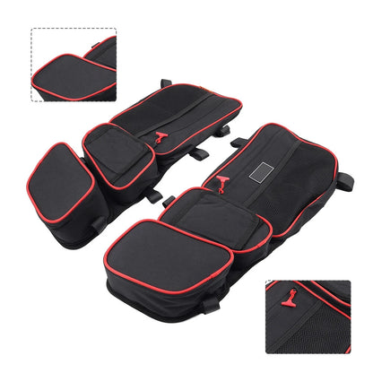 Front Side Door Storage Bags w/ Knee Pad for Can-Am Maverick X3 Turbo (17-24)