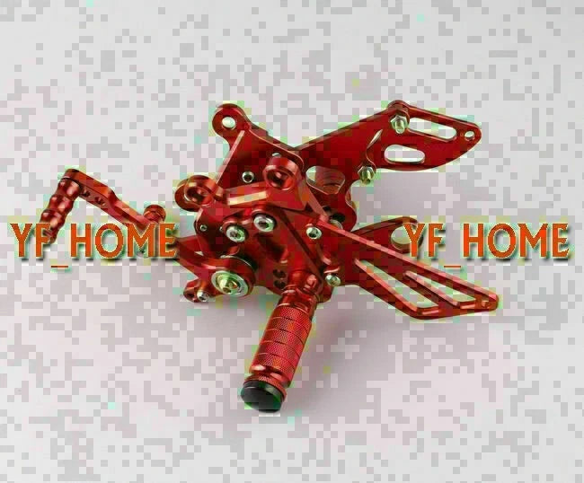 Rear Set Foot Pegs for Aprilia RSV4 2009-2014 - Red ()