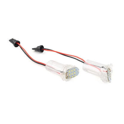 2 x White LED License Plate Lights for Toyota Corolla, Alphard, Atis, IST