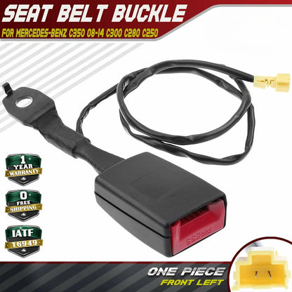 Seat Belt Buckle Front Left for Mercedes C250 C300 C350 C63 AMG (2007–2014)