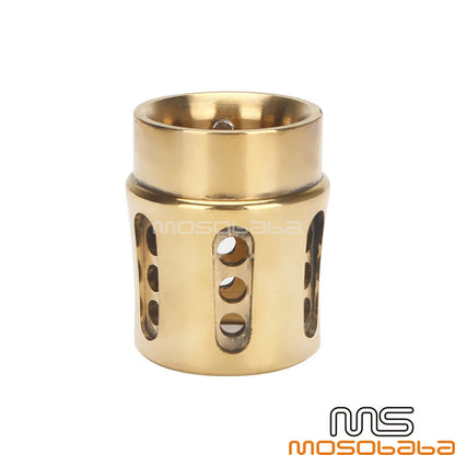 1.75" Brass Straight Cut Exhaust Pipe Tip for BMW Harley Ducati Chopper