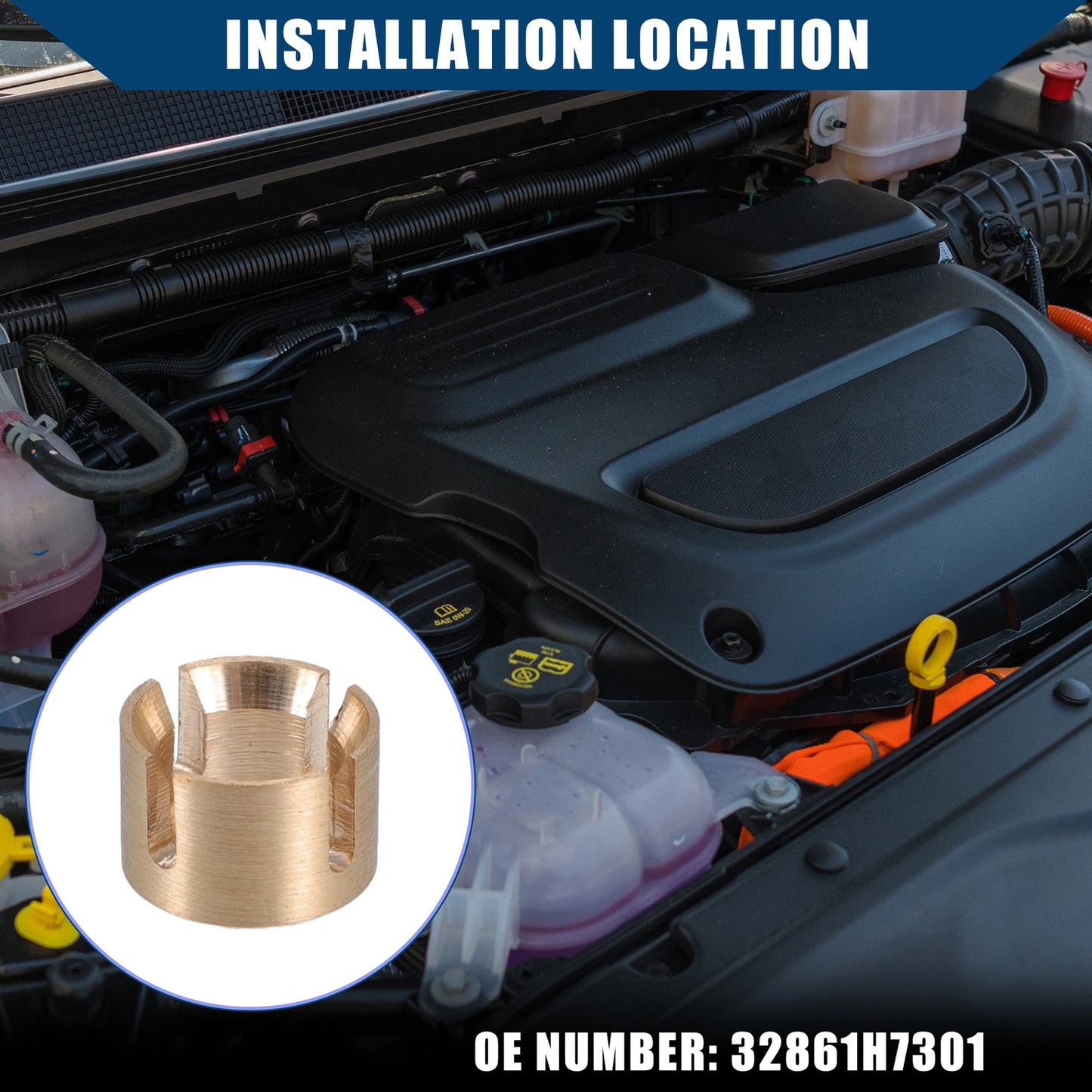 Shifter Bushing for Nissan 240SX S14 (1995-1998) - Durable Metal Gold Tone