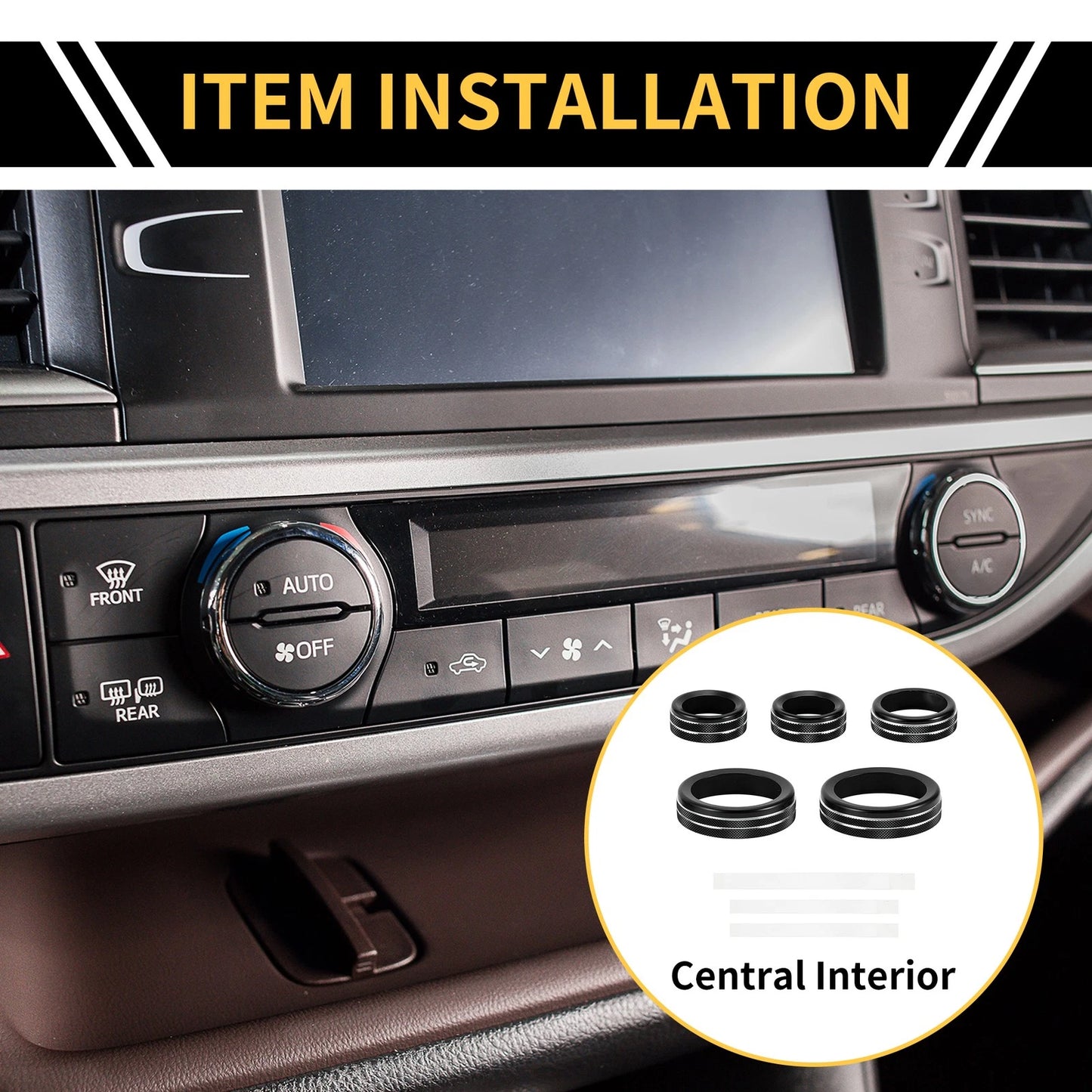 Air Conditioner Volume Switch Knob Cover for Ford Maverick (2022-2024)