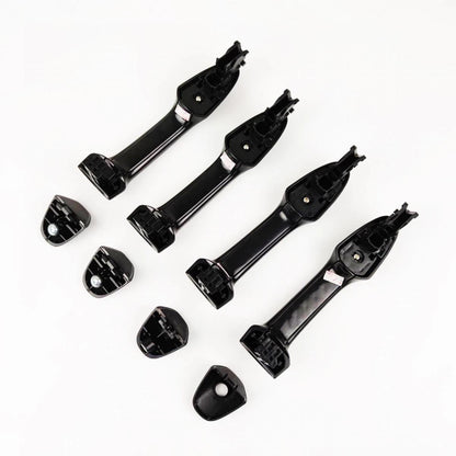 Outer Door Handle Black Matte Set 4 Fits Toyota Hilux Revo SR5 Truck 2015-19 D05