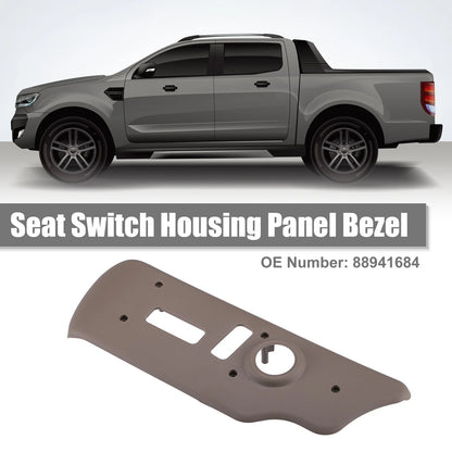 Front Left Seat Switch Housing Trim Bezel Panel for Chevrolet Suburban Brown