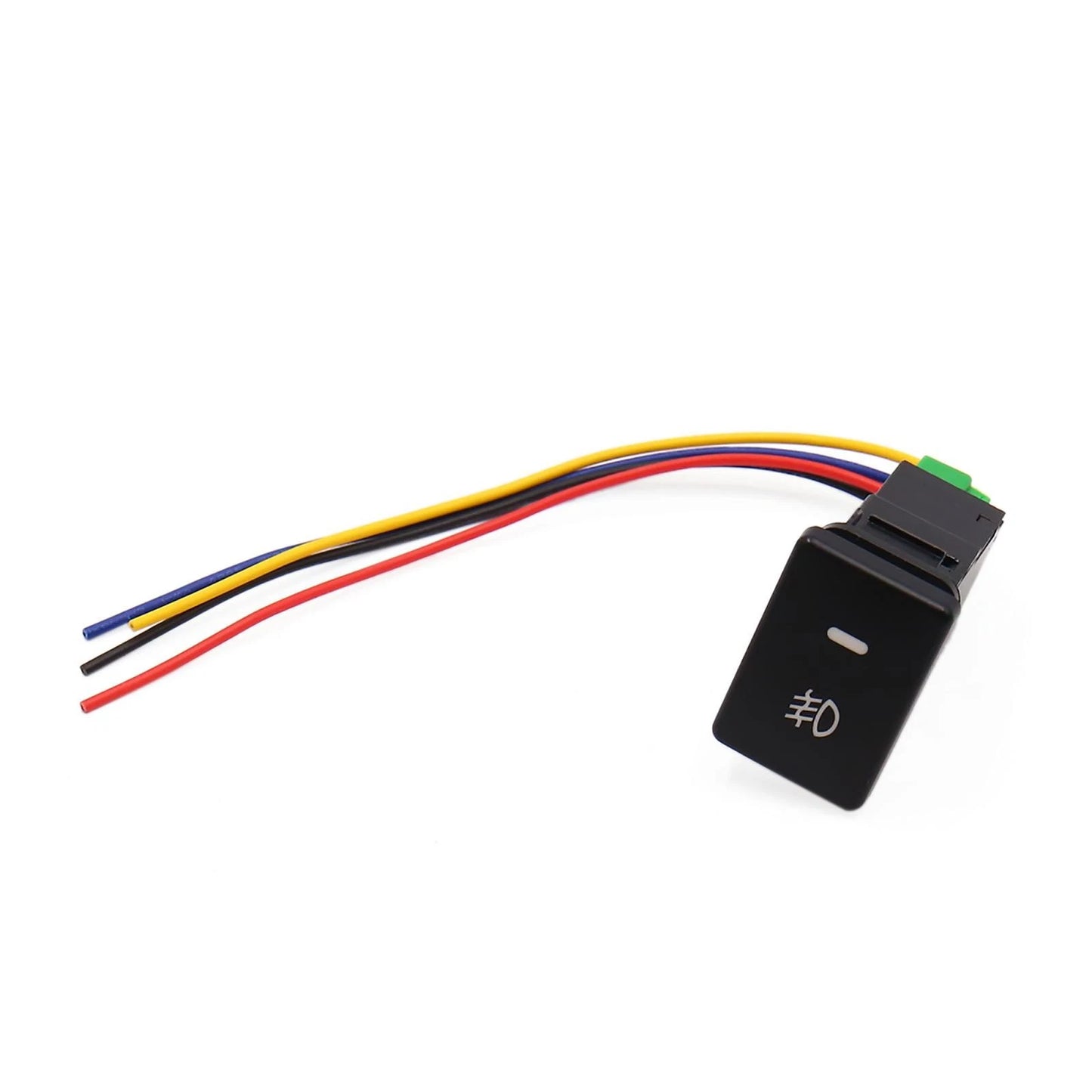 Black Plastic ON/OFF Push Button Foglight Switch Wiring Harness for Toyota
