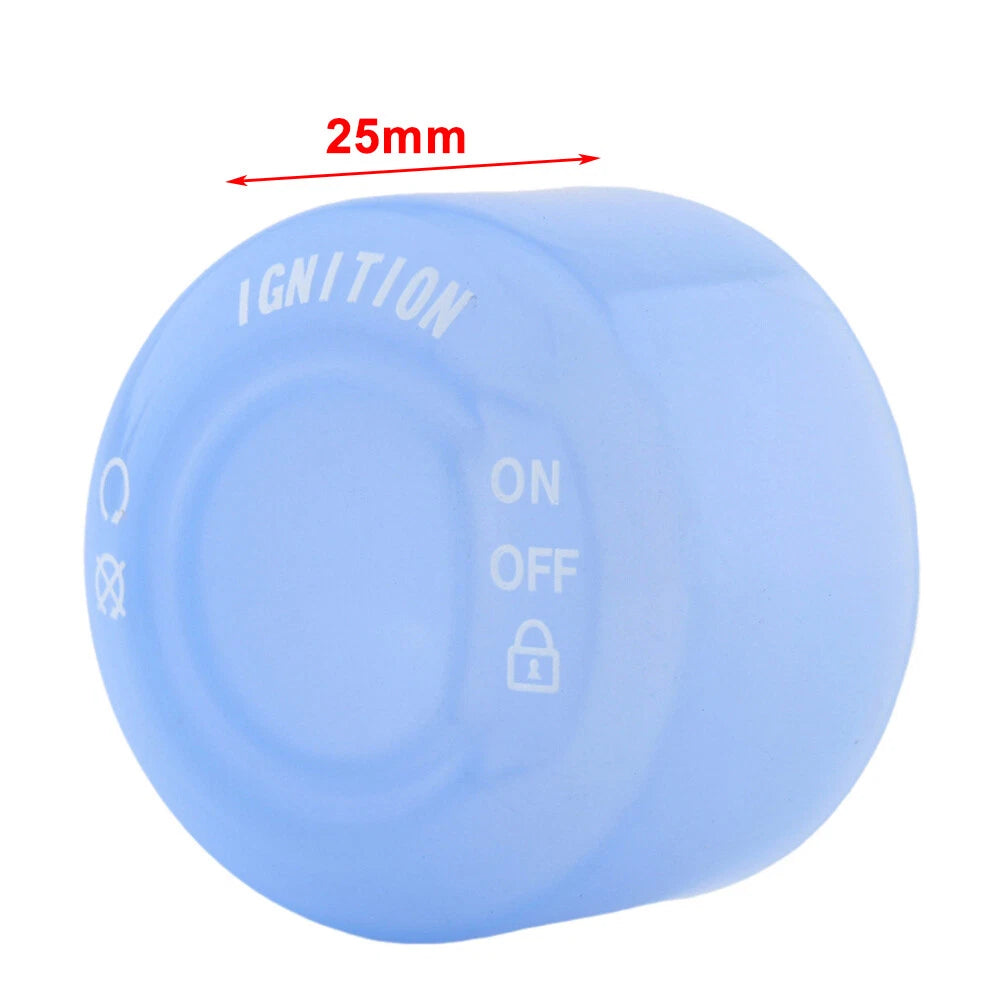 Engine Start Stop Button Cap Protector Cover Grey for BMW R1200GS R1300GS (2013-2023)