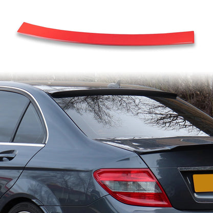 ABS Roof Spoiler for Mercedes Benz W204 Sedan Mars Red (2007-2014)