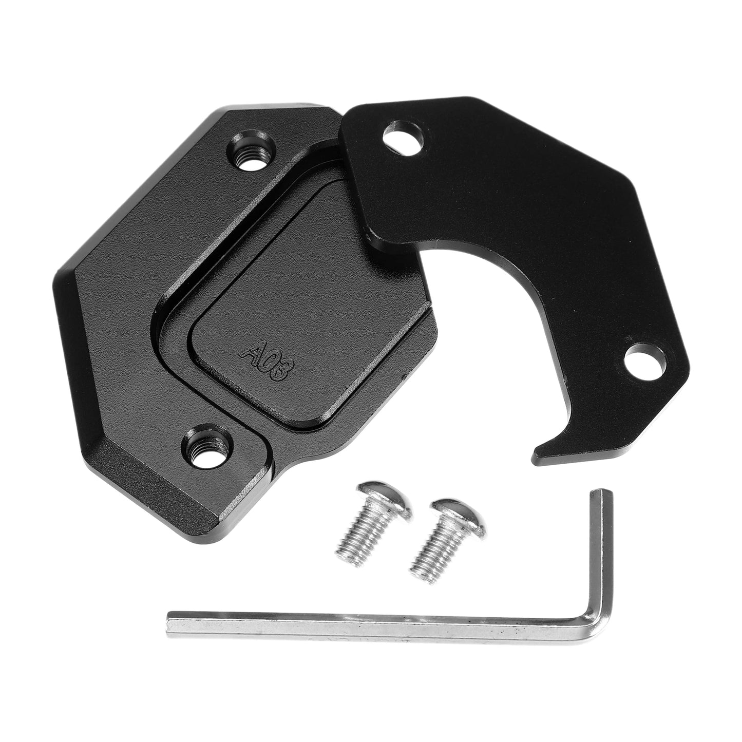 Aluminum Alloy Motorcycle Kickstand Pad Set for Honda