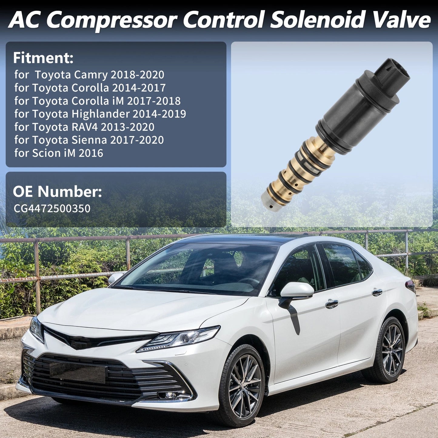 AC Compressor Control Solenoid Valve for Toyota Scion
