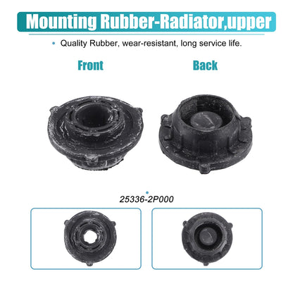 Lower Rubber Cushion Radiator Mount Insulators for Kia Sorento (2011-2015)