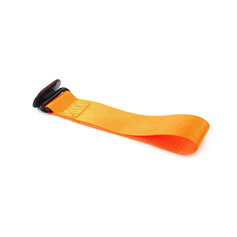 Orange Tow Towing Strap Belt Rope for Universal Car Rear/Front Bumper