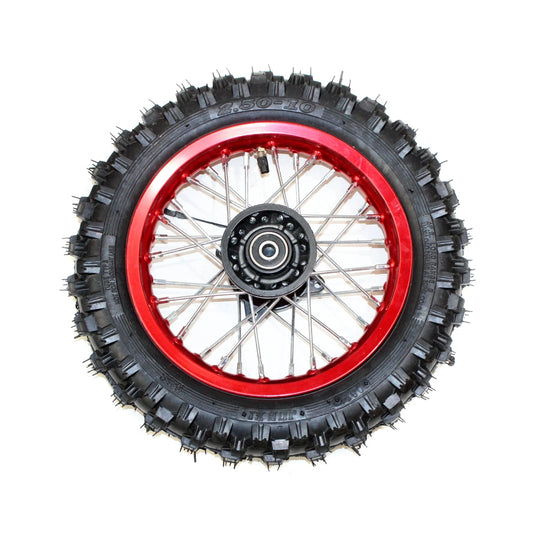 10" Front Wheel Rim & Knobby Tire for PIT PRO Trail Dirt Bike