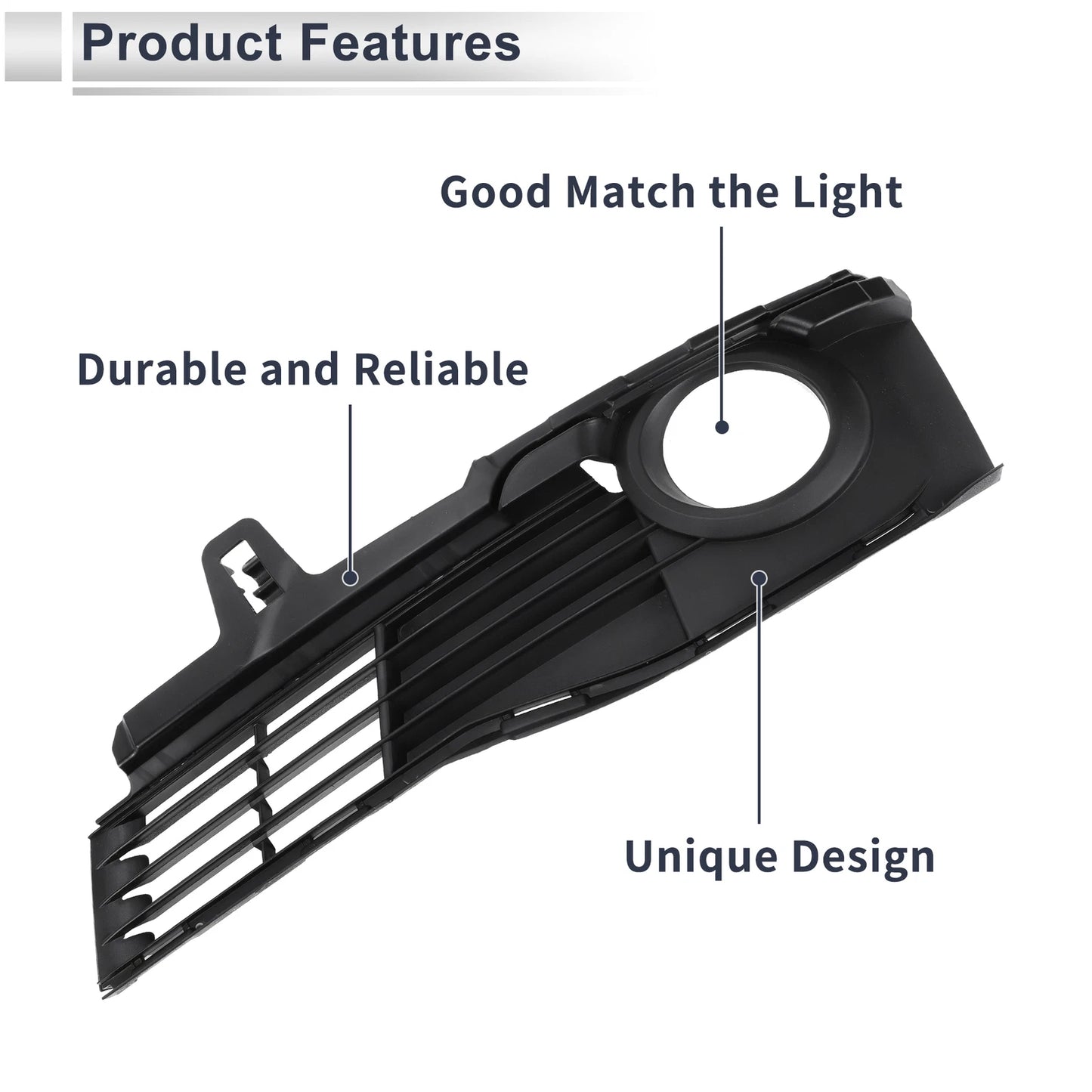 Front Left Fog Light Grill for BMW 3 Series (2015-2019)