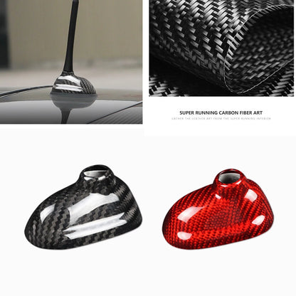 Carbon Fiber Roof Antenna Cover Trim for MINI Cooper R55 R56 (2006-2013)