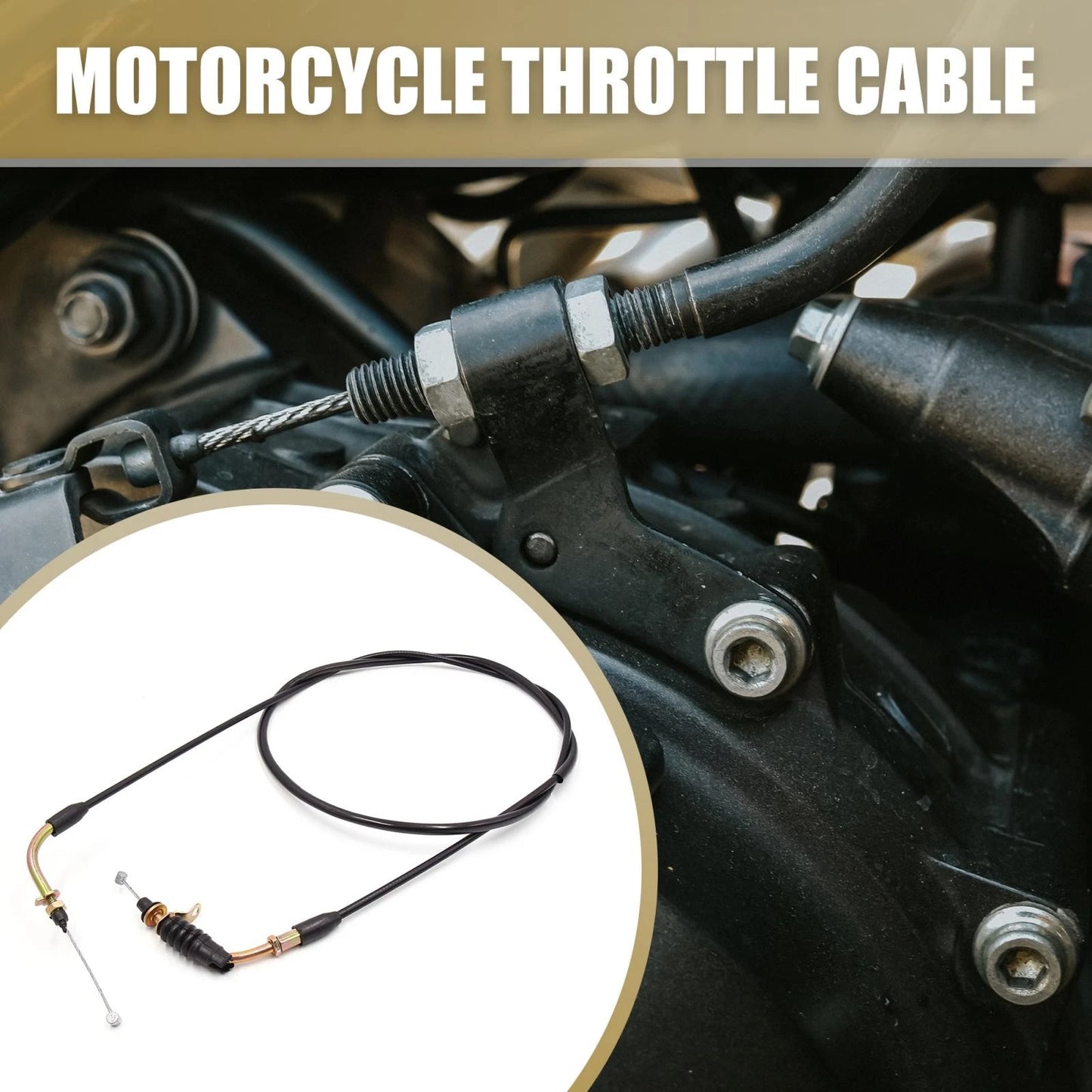Throttle Cable Wire / 65.7" for Yamaha JOG