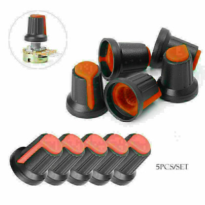 5 x 15*17*6mm Potentiometer Rotary Knob Caps for Volume Control