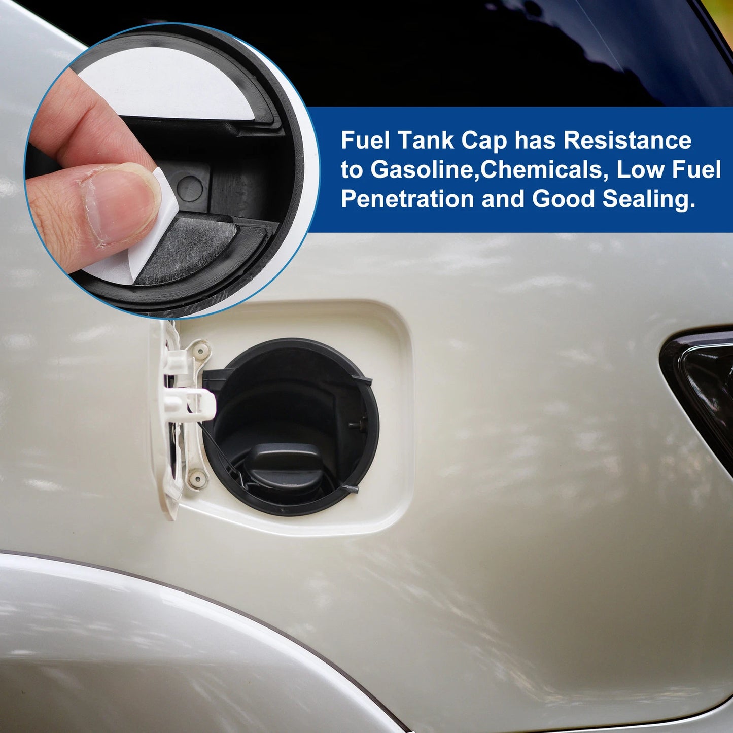 Carbon Fiber Gas Fuel Tank Cap Cover for Suzuki Jimny (2018-2023)
