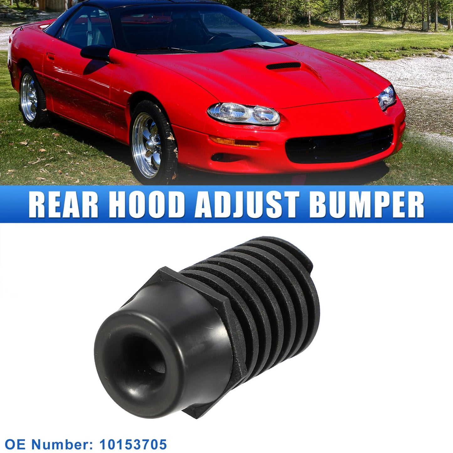 Rear Hood Adjust Bumper Stop Rubber Cap for Chevrolet Camaro
