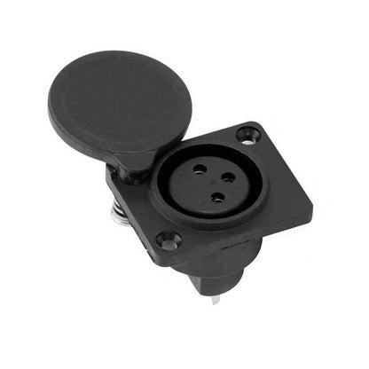 ABS Plastic Shell XLR 3-pin Socket Charging Port for Auto Make Model