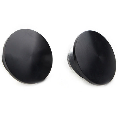Black Aluminum Inner Fairing Mirror Plugs for Harley Street Glide Trike (2009-2023)