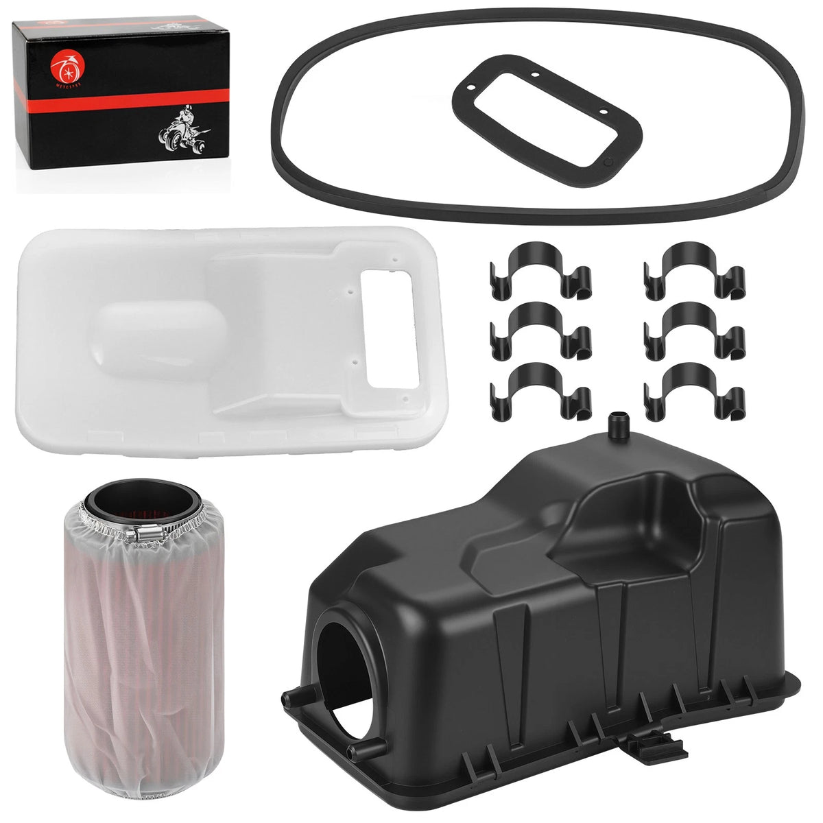 Air Filter Box Lid Cover & Clip Kit for Polaris Worker 500 2001-2002 6X6