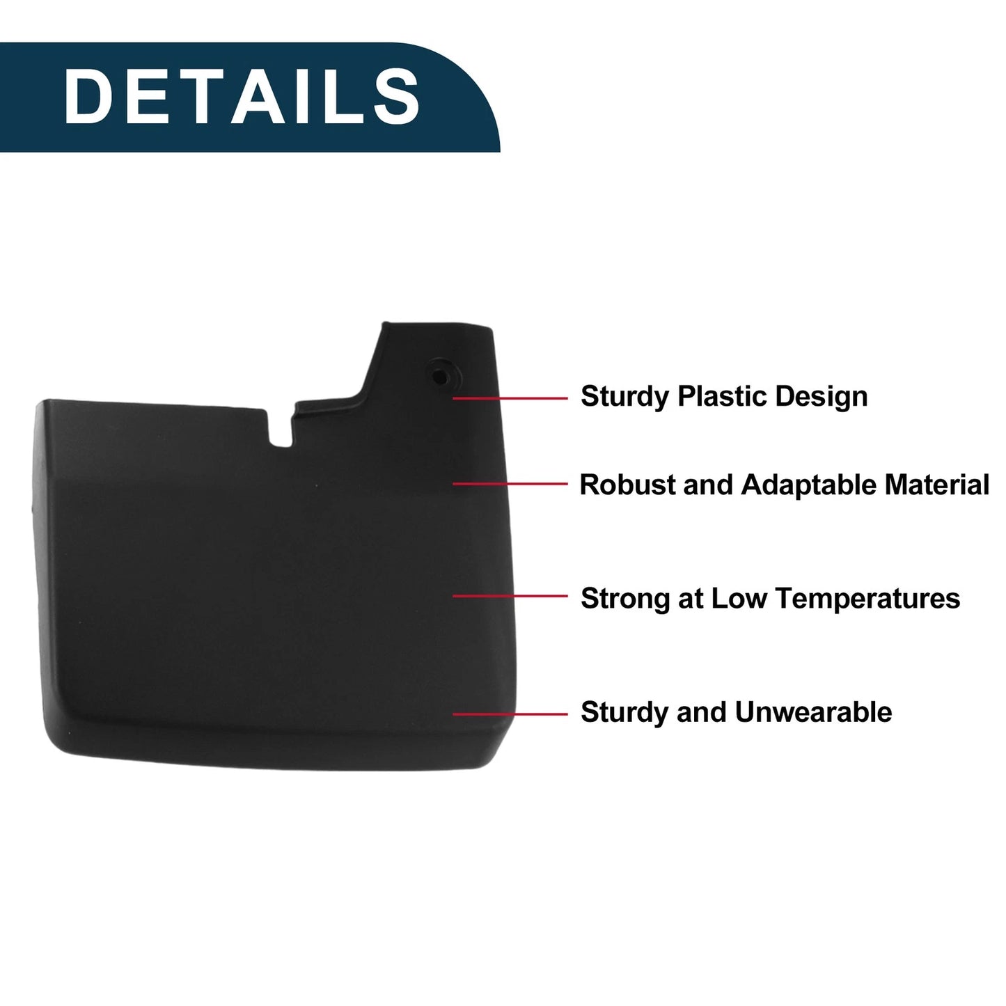 Mud Flaps Splash Guards for Toyota Land Cruiser LC70 (2007-2022)