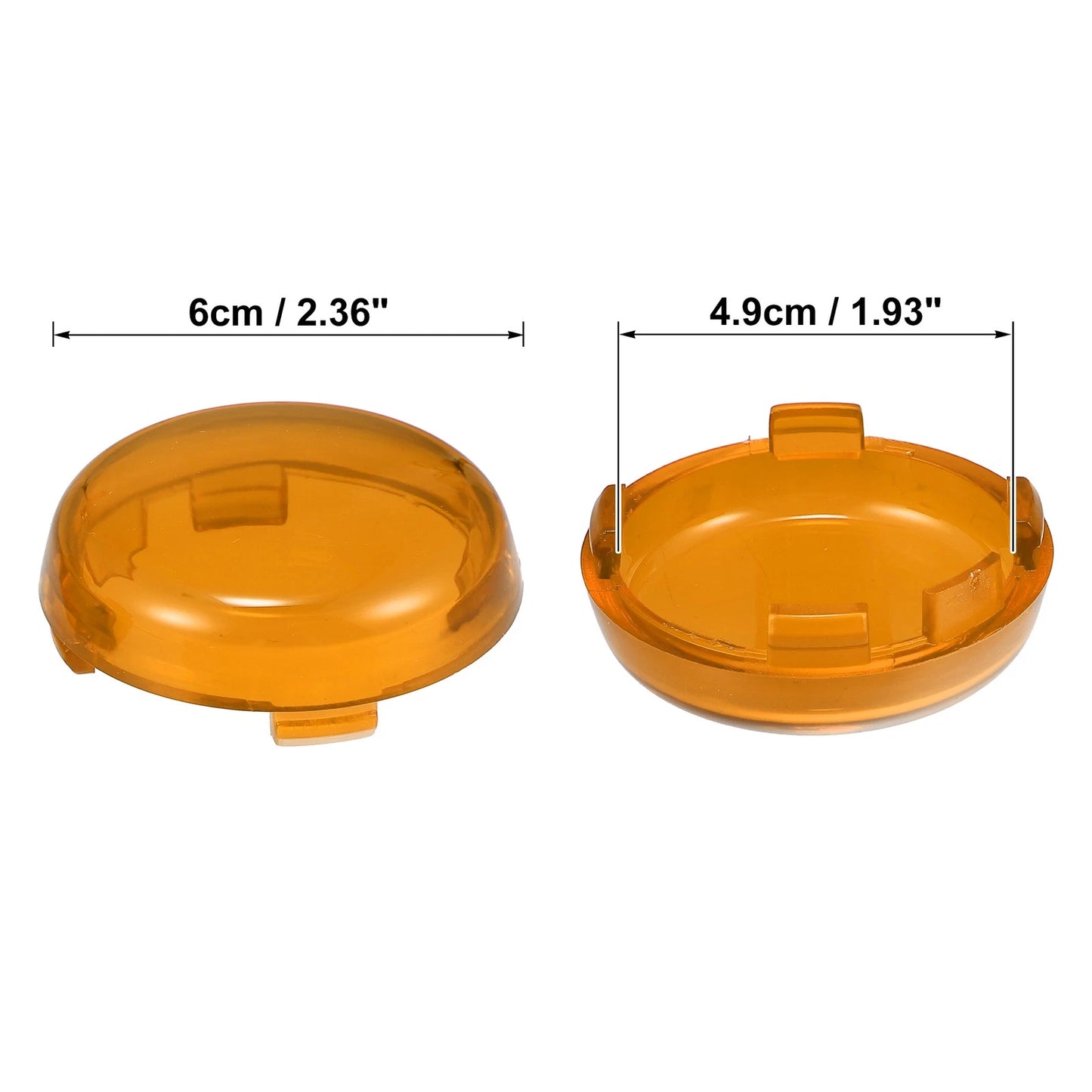 Turn Signal Lens w/ Bulb for Harley Dyna Sportsters (2002–2013)