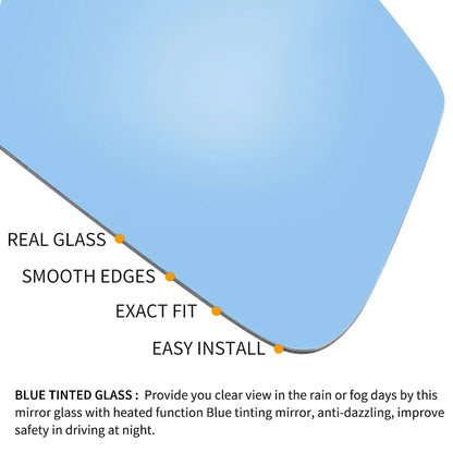 Rearview Mirror Glass Heated with Backing Plate for BMW X5 (2008-2013)