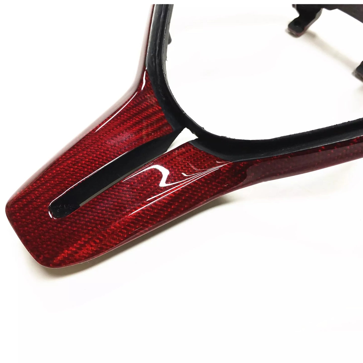 Red Carbon Fiber Steering Wheel Cover for Infiniti Q50 Q60 (2017-2023)